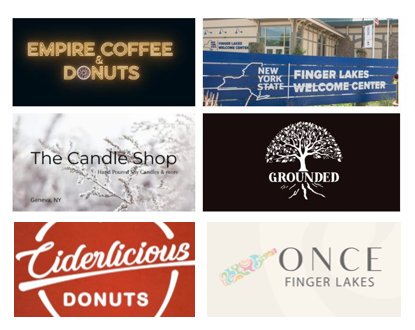 collage of business logos
